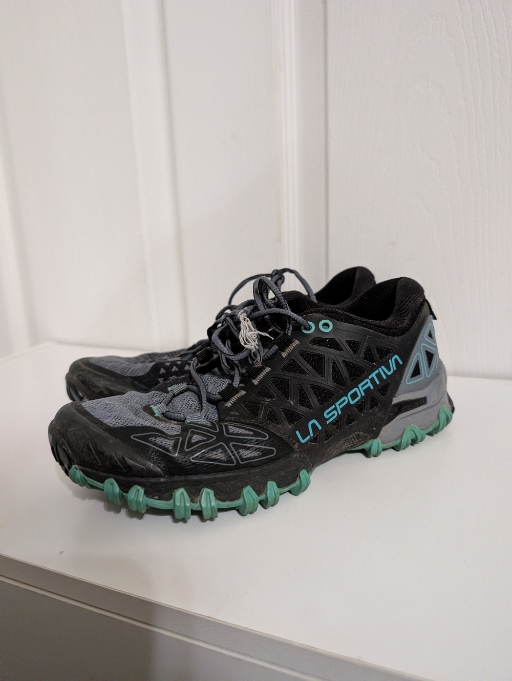 La Sportiva Bushido Womens Shoes Trail Running Black Athletic Trainer Size 6